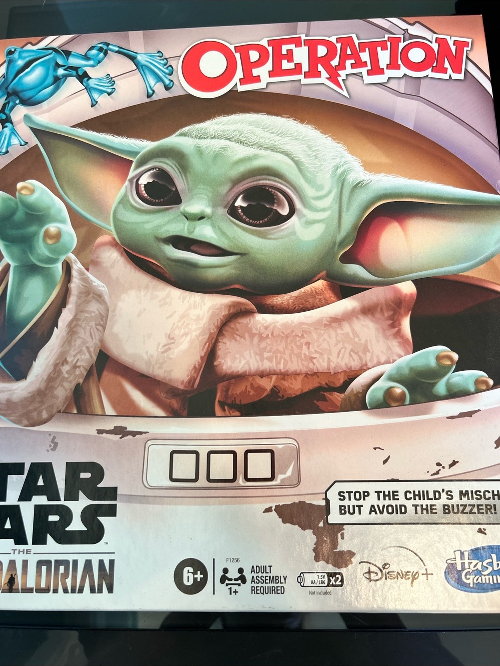 Hasbro Operation Star Wars Mandalorian Game Grogu Yoda working condition in box